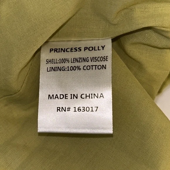 NWT Princess Polly Misuraca Green Geometric Printed Mini Skirt - 2 - Picture 10 of 13